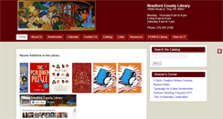 Desktop Screenshot of bradfordcountylibrary.org